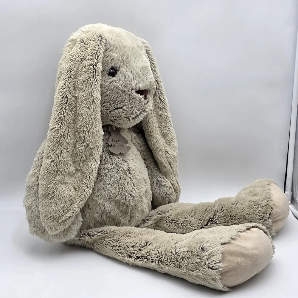 Histoire d' Ours Les Copains Lapin Plush Bunny Rabbit Stuffed Easter Large 28